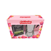 Набор Carraro кофеварка Italco SOFT 6 порций и кофе Carraro Brasile