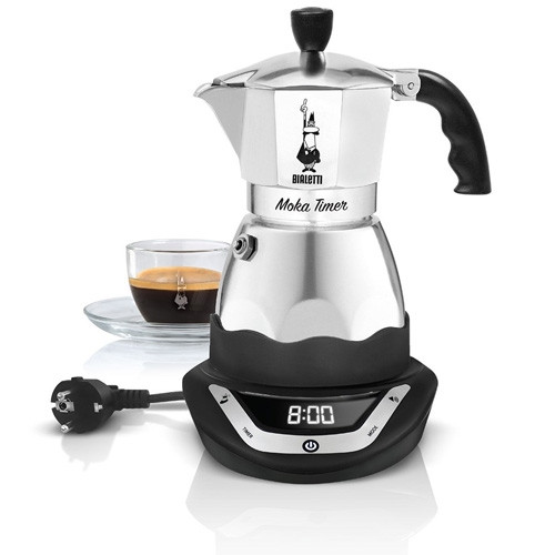 Кофеварка гейзерная Bialetti Moka timer, 3 п.