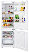 Холодильник встраиваемый двухкамерный с системой NoFrost MAUNFELD MBF177NFW