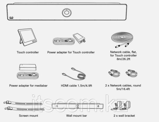 Система видеоконференцсвязи Cisco Webex Room Kit - фото 3 - id-p90008684