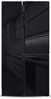 Холодильник Side by Side Ginzzu NFK-475, SbS черный