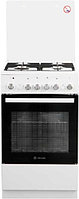 Плита комбинированная De Luxe 5040.40гэ(кр)чр белый