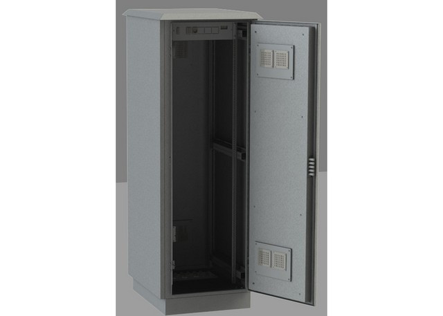 Телекоммуникационный климатический шкаф ШКК-24U (напольный) - фото 2 - id-p90475710