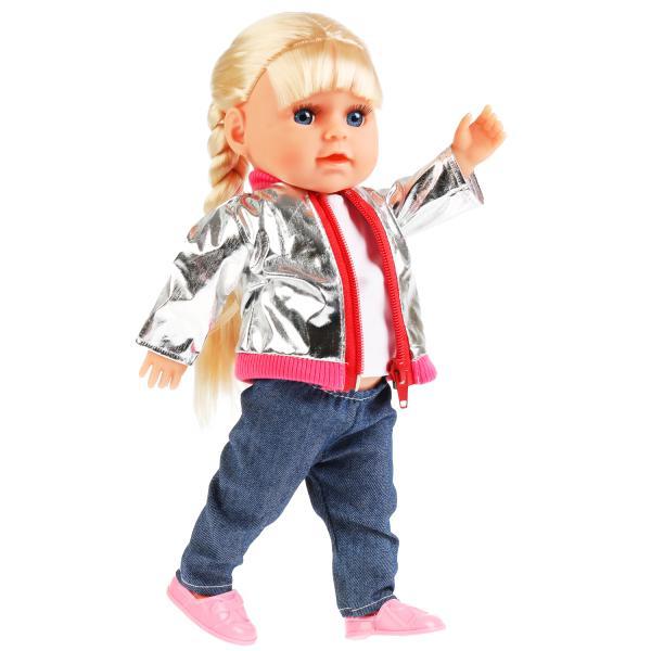 Карапуз Интерактивная кукла "Я Блогер" Полина, 36 см., 100 фраз