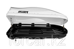 Автобокс Diamond 352 белый глянцевый 135*80*40 с двустор. открыванием, фото 5