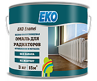 Эмаль для металла и радиаторов отопления Eko Enamel 1кг