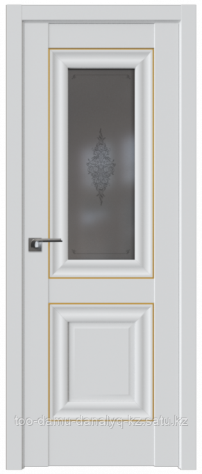 ProfilDoors Дверь межкомнатная Магнолия сатинат 28U 2000*800 золото ст. кристалл графит