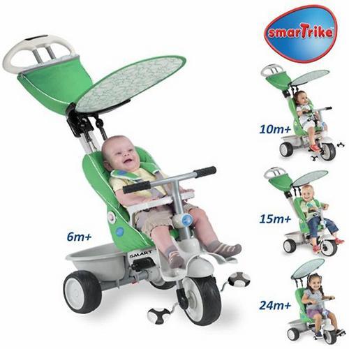 Велосипед Smart Trike Recliner 4в1 Green Gray