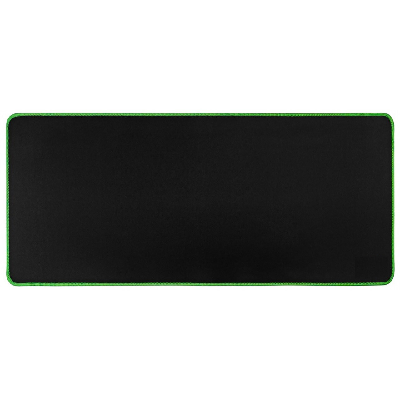 Коврик для мышки и клавиатуры черный с зеленым швом 60х30 см - фото 7 - id-p90486860