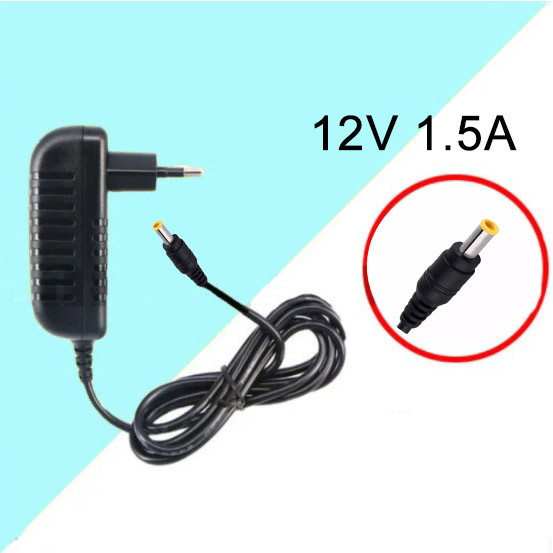 Блок питания адаптер зарядное устройство универсальное 12VDC 1,5 A 1215 Power adapter - фото 1 - id-p90487794