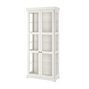 Шкаф-витрина ЛИАТОРП белый 96x214 см ИКЕА, IKEA