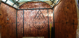 Турецкий хаммам во время проведения работ.