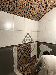 Турецкий хаммам во время проведения работ.