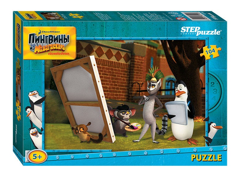 Мозаика "puzzle" 104 "Пингвины из Мадагаскара" (Dreamworks)