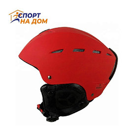 Взрослый лыжный шлем (цвет красный)