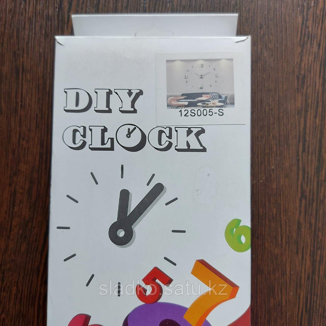 Часы настенные дизайнерские DIY CLOCK черный - фото 1 - id-p90656977