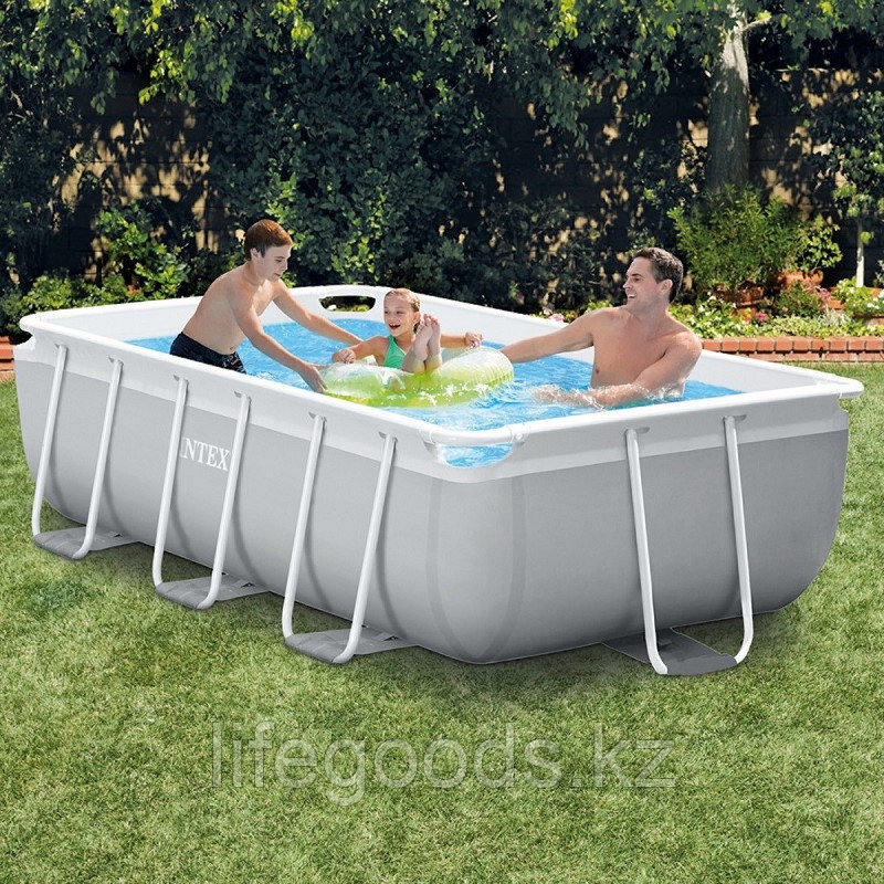 Купить Каркасный бассейн прямоугольный 300х175х80см Intex 26784 в ...