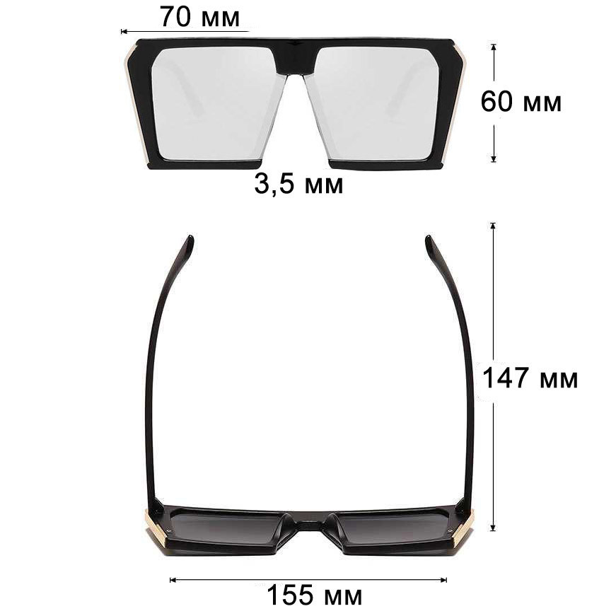 Солнцезащитные очки с зеркальными стеклами MIU MIU 3011 - фото 2 - id-p90684780