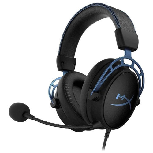 HyperX Cloud Alpha S Black/Blue наушники (HX-HSCAS-BL/WW) - фото 5 - id-p68298712