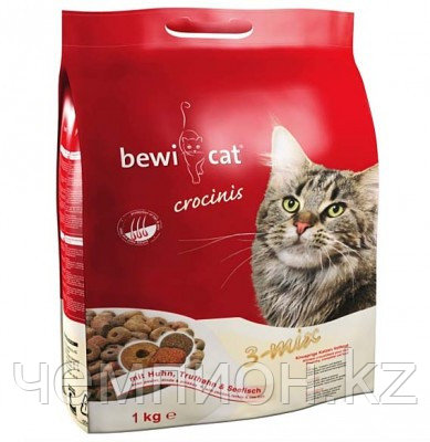 751725 BEWI-CAT CROCINIS, Бэви-кэт, корм для очень привередливых кошек, вес.1кг., фото 1