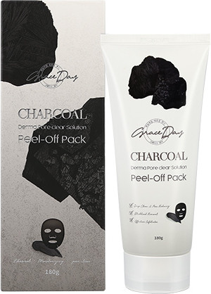 Маска-пленка с древесным углем Grace Day Charcoal Derma Lift Solution Peel Off Pack