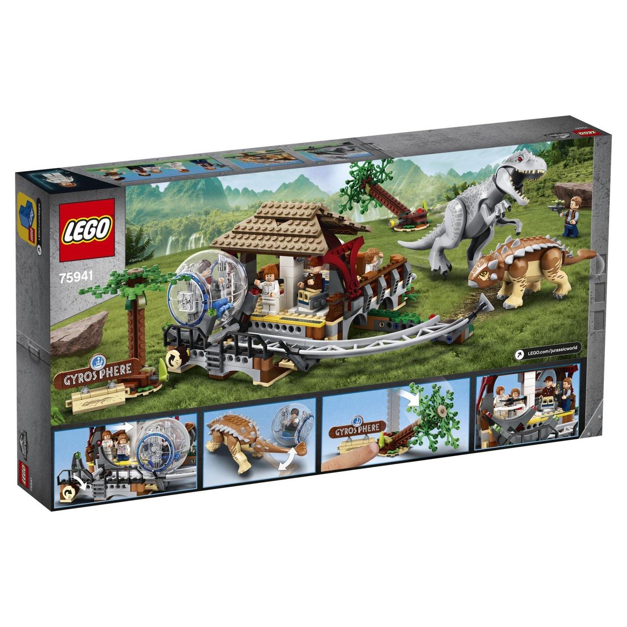 75941 Lego Jurassic World Индоминус-рекс против анкилозавра, Лего Мир Юрского периода - фото 2 - id-p90686882