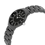 Часы наручные RADO Ceramic True Thinline Black с кварцевым механизмом Miyota [реплика AA+] (Черный графит), фото 2
