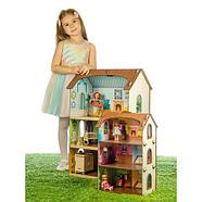 Кукольный домик - конструктор из дерева с набором декоративных наклеек («Лоли»), фото 3