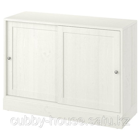 HAVSTA ХАВСТА Шкаф с цоколем, белый, 121x47x89 см, фото 2