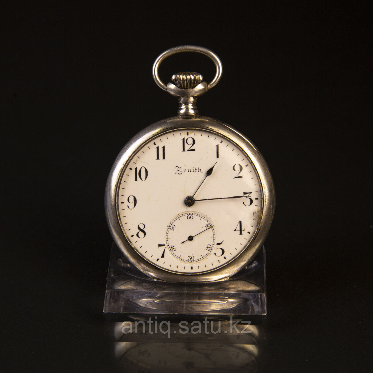 Серебряные карманные часы «Zenith» (Зенит) Grand Prix Paris 1900 Швейцария, 800 проба Вес 95 грамм - фото 1 - id-p90753571