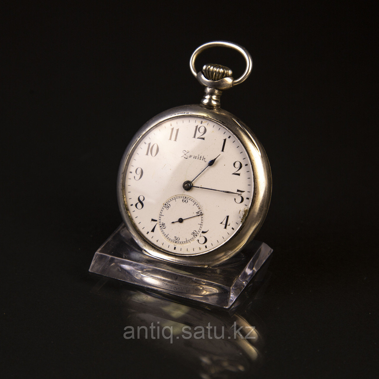 Серебряные карманные часы «Zenith» (Зенит) Grand Prix Paris 1900 Швейцария, 800 проба Вес 95 грамм - фото 6 - id-p90753571
