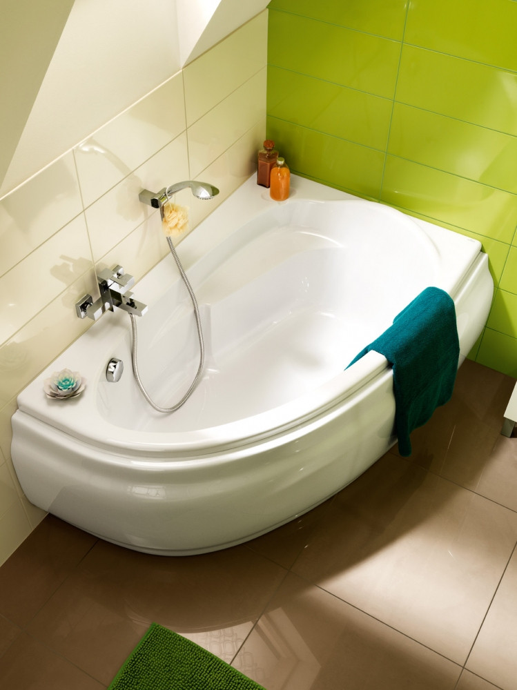 Ванна асимметричная Cersanit JOANNA 150x95 левая (без монтажного комплекта)(63336) - фото 5 - id-p90754201