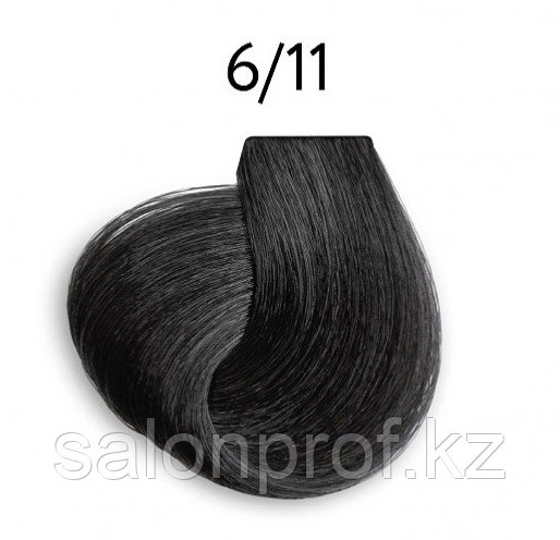 Крем-краска перманентная для волос 6/11 темно-русый инт-пепельный 100 мл OLLIN Platinum №71157