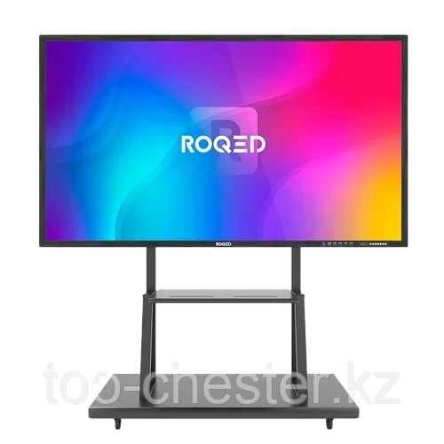 ROQED Smart Panel 98" - Интерактивная панель с двумя встроенными компьютерами (android, windows), мобильная ст - фото 1 - id-p90758250