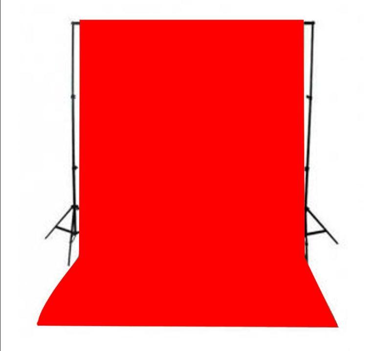 Красный тканевый фон 6х2.3 м