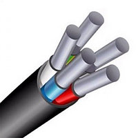 Алюминиевый кабель АВВГнг 5х2,5