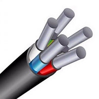 Алюминиевый кабель АВВГнг 5х50