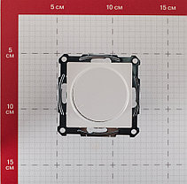 Atlas Design светорегулятор (диммер) поворотно-нажимной LED,RS,315 Вт,МЕХАНИЗМ,  скрытая установка белый, фото 3