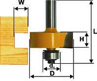 Фреза кромочная фальцевая Ф25,4Х13 мм, хвостовик 8 мм