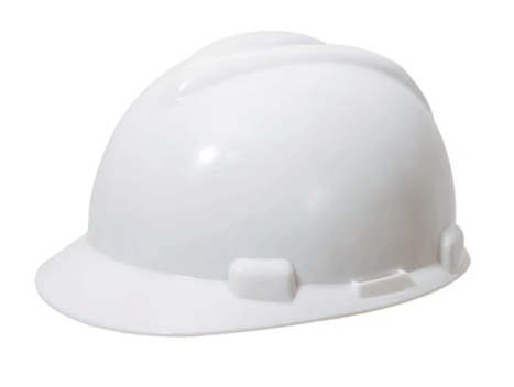 Защитная каска, V дизайн, белого цвета 410 - фото 1 - id-p90764912