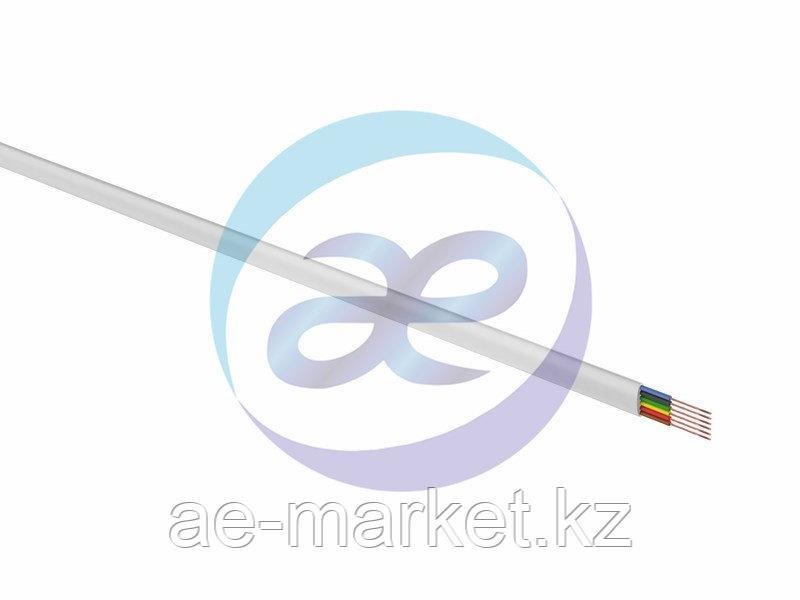 Кабель телефонный 6 жил, 100 м., белый, (CCA), (ШТЛП-6)  REXANT