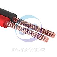 Акустикалық кабель, 2х0,25 мм2, қызыл-қара, 100 м. PROCONNECT