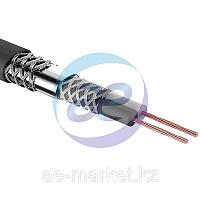 Микрофон кабелі 2 х 0,25мм2, 1 экран, d 6,8 мм., қара, 100 м. REXANT