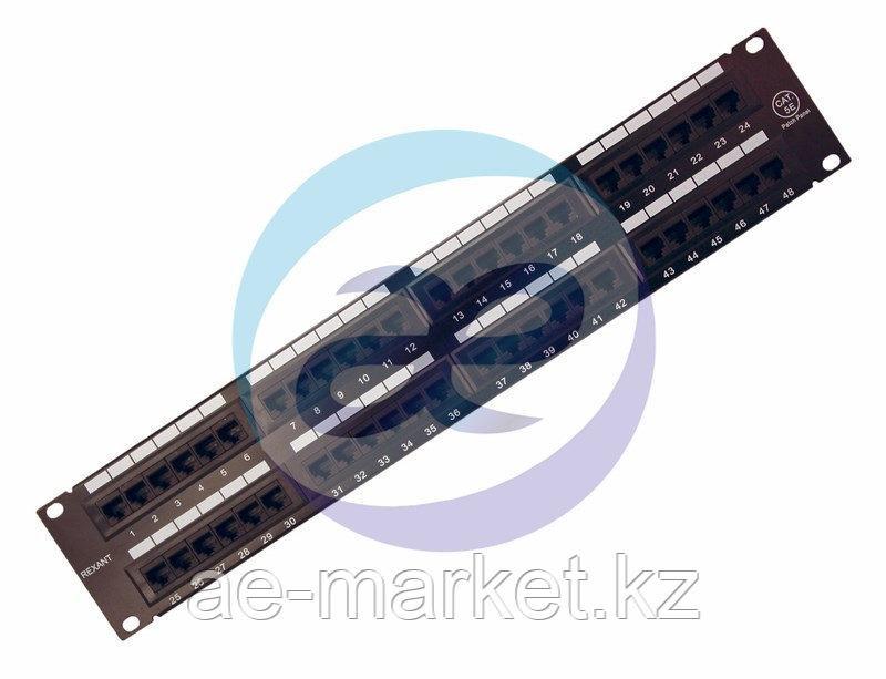 Патч-Панель 48 гнезд   RJ-45  CAT5e 19" REXANT
