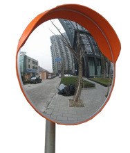 Дорожное сферическое зеркало 1000 мм (с козырьком)
