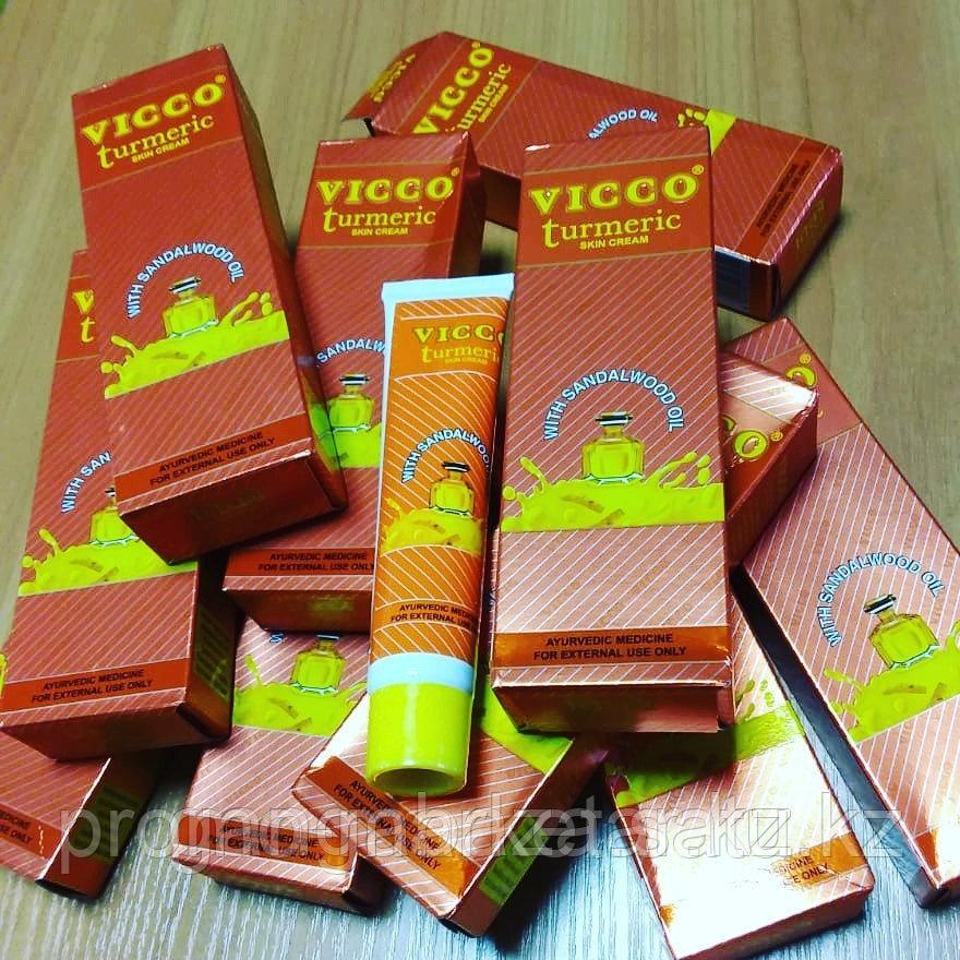 Крем Vicco из куркумы и масла сандалового дерева, осветление, питание кожи 30гр