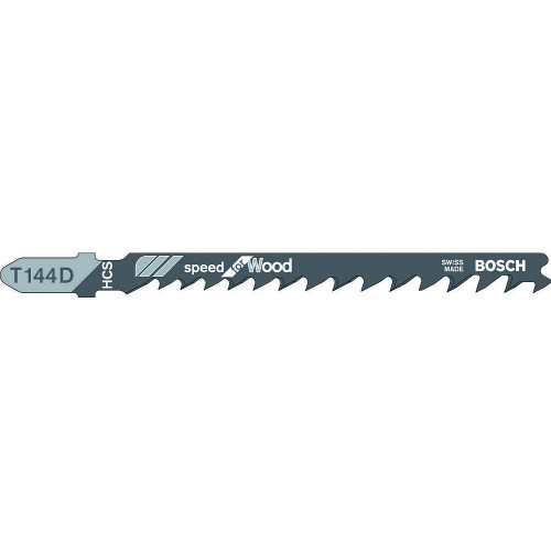 100 лобзиковых пилок BOSCH T 144 D, HCS