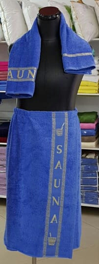Набор для бани и сауны: килт и полотенце для лица. Махра. Турция - фото 1 - id-p90776738
