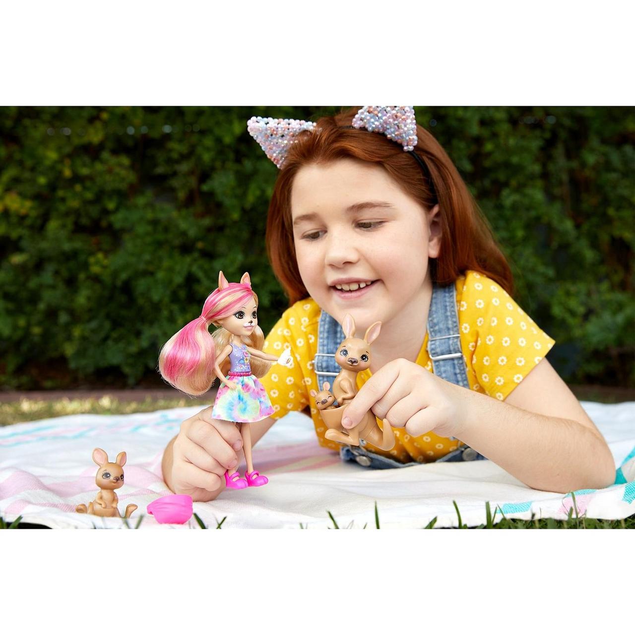 Энчантималс Кукла Камилла Кенгуру и три питомца Kamilla Kangaroo Enchantimals