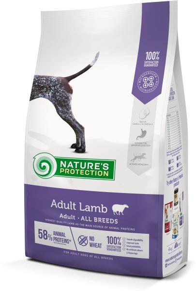 Корм Nature's Protection Adult Lamb для всех пород ягненок 12 кг